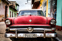 Red car, Cuba
