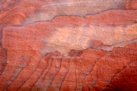 Rock strata at Petra