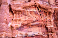 Rock strata at Petra