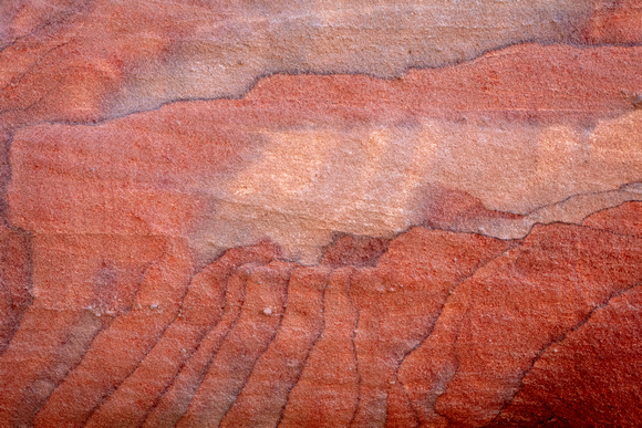 Rock strata at Petra